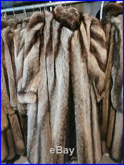 10 Mint Condition Raccoon Fur Coats Men Women All Sizes