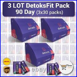 100% Natural Herbal Slimming and Detox Food Supplement 90 Day (3x30 Packs)