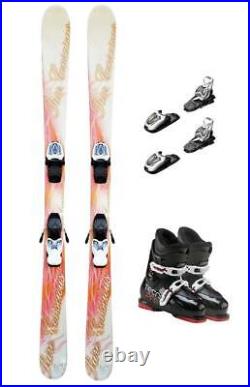 140cm Lcv Skis And Marker 7.0 Bindings With Tecno Pro Boots Mounted Package #-k2