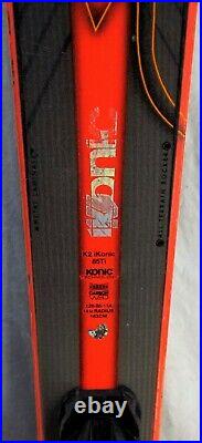 16-17 K2 iKonic 85Ti Used Men's Demo Skis withBindings Size 163cm #088422