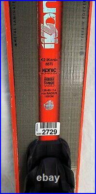 16-17 K2 iKonic 85Ti Used Men's Demo Skis withBindings Size 163cm #2729