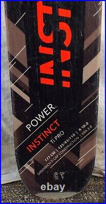16-17 Power Instinct Used Men's Demo Skis withBindings Size 177cm #977440