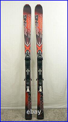 168 cm SALOMON X-WING 8R Titanium All Mountain Skis with Z11 Adjustable Bindings