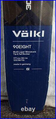 17-18 Volkl 90Eight Used Men's Demo Skis withBindings Size 177cm #977408