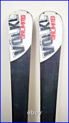 170 cm VOLKL UNLIMITED AC50 All Mountain Performce Skis with Adjustable Bindings