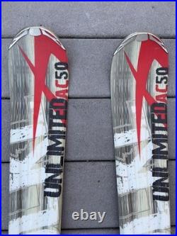 170 cm VOLKL UNLIMITED AC50 All Mountain Performce Skis with Maker Wide Bindings
