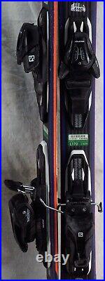 18-19 Salomon XDR 76 STR Used Men's Demo Skis withBindings Size 170cm #979311