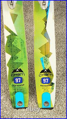 184cm DYNASTAR HM 97 High Mountain Skis with MARKER Grifford Bindings