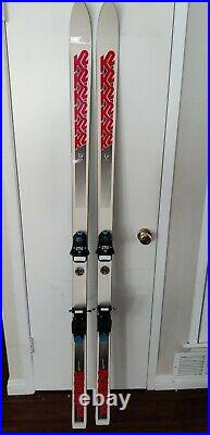 185mm K2 5000SX Skis With Tyrolia 570 Binders and Blue Travel Bag