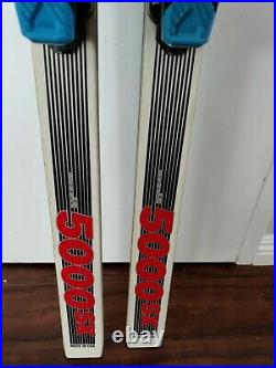 185mm K2 5000SX Skis With Tyrolia 570 Binders and Blue Travel Bag