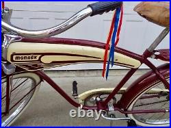 1948 Monark'Super Deluxe' Bike All Original Torrington Handlebars, Pedals, Mint