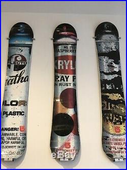 2004 Limited Rare Burton Custom x Stash Graffiti Artist Collab Snowboard 158cm