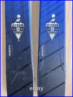 2018 K2 Pinnacle Freeride 88 Men's Skis withSalomon Bindings Size 186cm