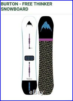 2019 Burton Free Thinker Men's All Mountain Snowboard, Size 157, New and Sealed