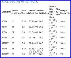2021 2022 LibTech Skunk Ape 172W 2021 2022 LibTech Skunk Ape 172W