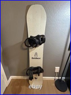 2022 Bataleon Chaser 155 Snowboard + Matching Chaser Bindings (L) Lightly Used