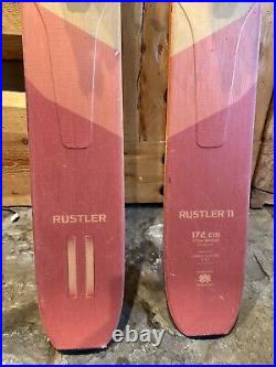 2022 Blizzard Rustler 11 Skis 172 WithMarker Griffon adjustable bindings