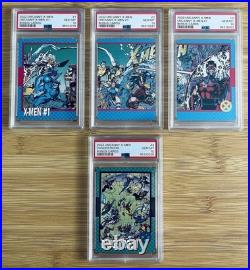 2022 Jim Lee Uncanny X-Men Bonus Card Complete Set All PSA 10 GEM MINT RARE