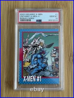 2022 Jim Lee Uncanny X-Men Bonus Card Complete Set All PSA 10 GEM MINT RARE