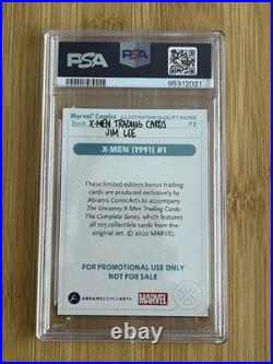 2022 Jim Lee Uncanny X-Men Bonus Card Complete Set All PSA 10 GEM MINT RARE