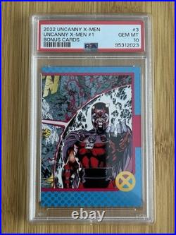 2022 Jim Lee Uncanny X-Men Bonus Card Complete Set All PSA 10 GEM MINT RARE