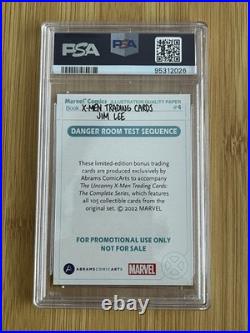 2022 Jim Lee Uncanny X-Men Bonus Card Complete Set All PSA 10 GEM MINT RARE