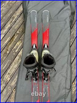 2023 Elan Explore 6 Skis 146cm w EL9.0 Bindings w Salomon Ski Boots Sizes men 6