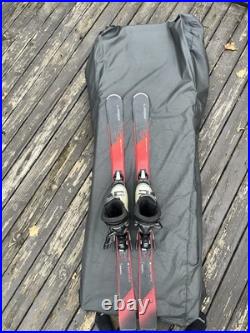2023 Elan Explore 6 Skis 146cm w EL9.0 Bindings w Salomon Ski Boots Sizes men 6