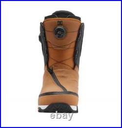 2025 NIB Mens DC Transcend BOA Snowboard Boots $430 8 wheat black all-mountain