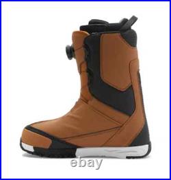 2025 NIB Mens DC Transcend BOA Snowboard Boots $430 8 wheat black all-mountain