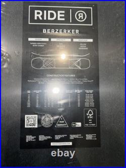 2025 Ride Berzerker 153 Men's Snowboard Brand New