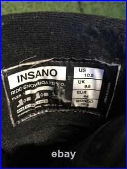 2026 Men's 10.5 Ride Insano Snowboard Boots (Used)