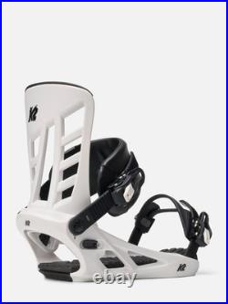2026 NIB Mens K2 Indy Snowboard Bindings $240 M white all mountain