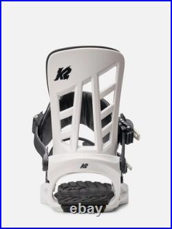2026 NIB Mens K2 Indy Snowboard Bindings $240 M white all mountain