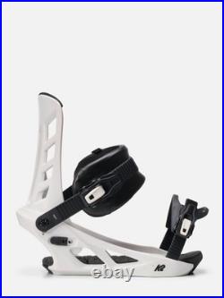 2026 NIB Mens K2 Indy Snowboard Bindings $240 M white all mountain