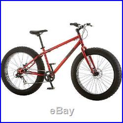 26 Mongoose Hitch Men's All-Terrain Fat Tire Bike Red Bike Mountain Bycicle