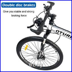 26'' Mountain Bike Front Suspension Bicycle 21 Speed Mens Bikes MTB All-Terrain