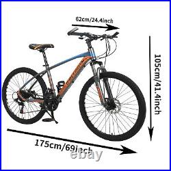 26in Full Suspension Mountain Bike Light Weight Urban Commuters Bicycle All City
