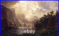 3D Mountain ForestLandscape Self-adhesive Removeable Wallpaper Wall Mural1