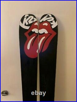 50th Anniv K2 Sidestash Rolling Stones Skis Lmt Ed 181cm