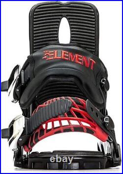 5th Element Forge Stealth 3 Snowboard Package with Black/Red Bindings