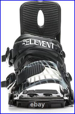 5th Element Forge Stealth 3 Snowboard Package with Black/Silver Bindings