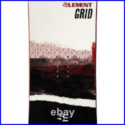 5th Element Grid Stealth 3 Snowboard Package with Black/Silver Bindings
