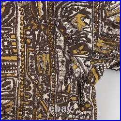 60s All-over print mountain cotton parka, men's XL, vintage /eaa441358