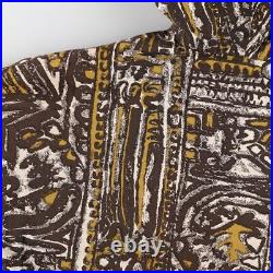 60s All-over print mountain cotton parka, men's XL, vintage /eaa441358