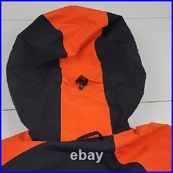 ADIDAS FIVE TEN All-Mountain Rain Jacket HT9605 Black/Orange Mens Size Small New