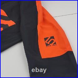 ADIDAS FIVE TEN All-Mountain Rain Jacket HT9605 Black/Orange Mens Size Small New