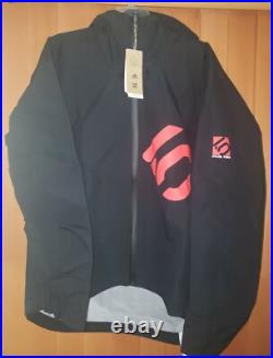 Adidas Five Ten All Mountain RAIN. RDY Jacket Men's Size M Black GJ8423 NEW