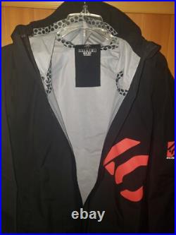 Adidas Five Ten All Mountain RAIN. RDY Jacket Men's Size M Black GJ8423 NEW