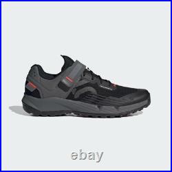 Adidas Five Ten Trailcross Clip-In MTB Shoe (Core Black/Grey Three/Red, 9.5)